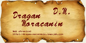 Dragan Moračanin vizit kartica